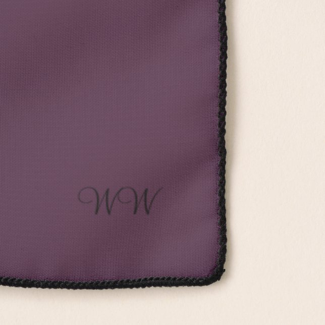 Elegant Wardrobe Voodoo Color Monogrammed Scarf (Detail)