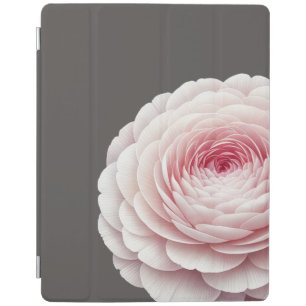 Elegant Warm Charcoal Blush Floral iPad Smart Cover