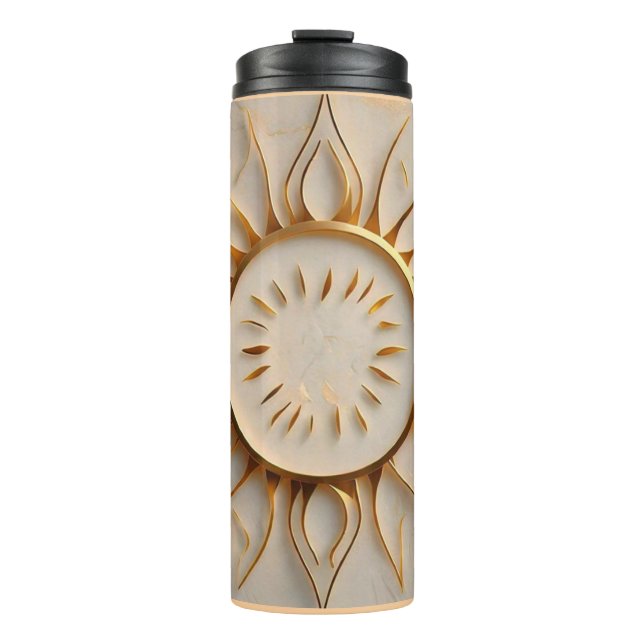 "Elegant Warmth" Thermal Tumbler (Front)