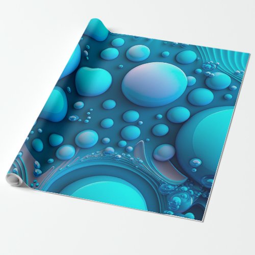 Elegant Water Bubble Wrapping Paper