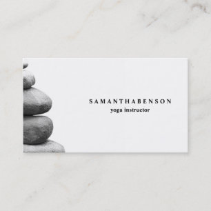Elegant Water Color Logo Zen Yoga Healing Health Business Card