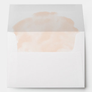 Elegant Watercolor 5x7 Wedding Invitation Envelope