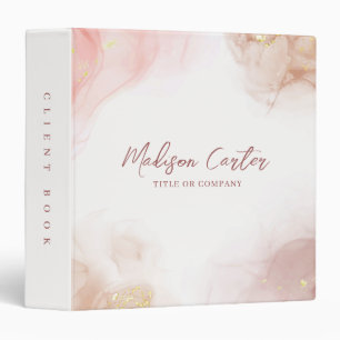 Elegant Watercolor Alcohol Ink Binder