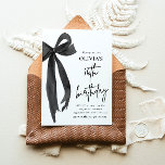 Elegant Watercolor Black Bow 16th Birthday Party Invitation<br><div class="desc">Celebrate your fabulous 16th with our Elegant Watercolor Black Bow Birthday Party Invitation! This stylish design showcases a delicate black bow paired with soft watercolor details, creating a perfect mix of elegance and charm. Ideal for marking this special milestone, this invitation is fully customizable, ensuring your 16th birthday celebration is...</div>