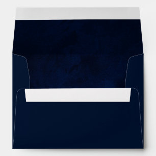 Elegant Watercolor Blue Envelope