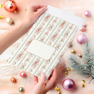 Elegant Watercolor Botanical Bows Envelope Mailers
