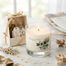 Elegant Watercolor Botanical Eucalyptus Gold 