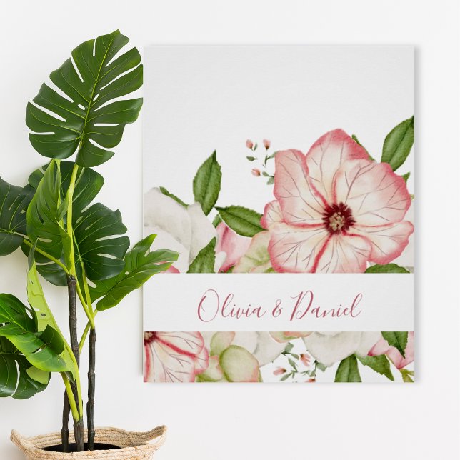 Elegant Watercolor Botanical Names Poster (Creator Uploaded)