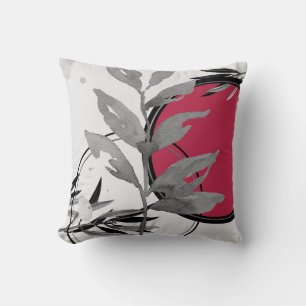 Elegant Watercolor Botanical Throw Pillow