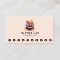Elegant watercolor cake 10 Punch Customer Loyalty