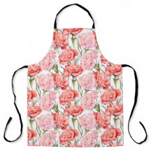 Elegant Watercolor Carnations