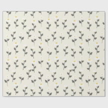 Elegant Watercolor Chamomile Daisy Floral
