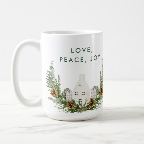 Elegant Watercolor Christmas Composition Corporate Coffee Mug