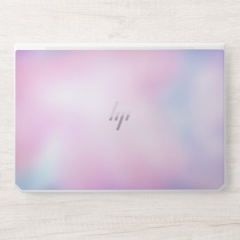 Elegant Watercolor Dreamy Pink & Blue Ombre Hp Laptop Skin by caseplus at Zazzle