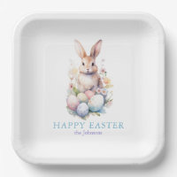 Elegant Watercolor Eggs Floral Easter BRUNCH