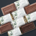 Elegant Watercolor Eucalyptus Bridal Shower Hershey's Miniatures<br><div class="desc">Eucalyptus Greenery Watercolor Bridal Shower Thank You Hershey's Miniatures that you can easily customize for your special event and annual occasions.</div>