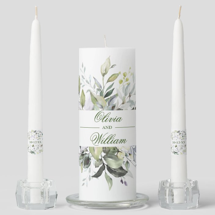 elegant unity candle sets