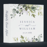 Elegant Watercolor Eucalyptus Wedding Custom 3 Ring Binder<br><div class="desc">Elegant Watercolor Eucalyptus Wedding Custom 3 ring binder. 
Customizable floral binder featuring watercolor hydrangeas,  peonies,  anemones and foliage. This floral binder will be perfect for personal use and an event like weddings,  bridal showers and baby showers.</div>