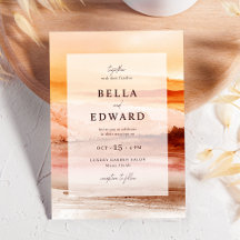 Elegant Watercolor Fall Wedding Bohemian