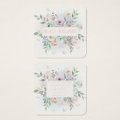 Elegant Watercolor Floral  (Front & Back)