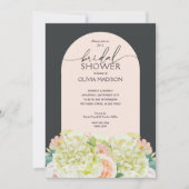 Elegant Watercolor Floral Bridal Shower Invitation (Front)