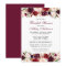 Elegant Watercolor Floral Burgundy Bridal Shower