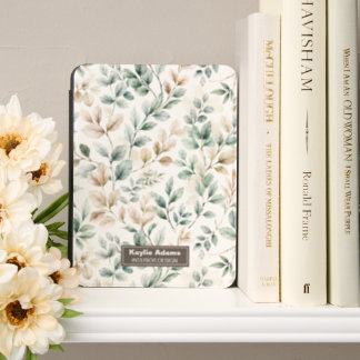 Elegant watercolor floral kindle cover
