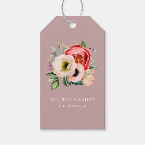 Elegant Watercolor Floral Price Tags