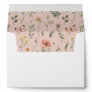 Elegant Watercolor Floral Return Address Envelope