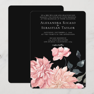 Elegant Watercolor Floral Wedding