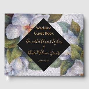 Elegant Watercolor Floral Wedding, Reception Guest Book