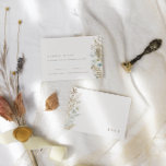 Elegant Watercolor Flowers Pampas Grass RSVP Card<br><div class="desc">Design features a delicate bouquet of watercolor greenery and flowers, thistle, daisy, dusty blue fern and dried pampas grass. Designed to coordinate with for the «VERONICA» Wedding Invitation Collection. To change details click «Personalize». To move the text or change the text size, font, or color click «Click to customize further»...</div>
