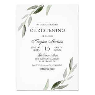 elegant baptism christening invitations zazzle