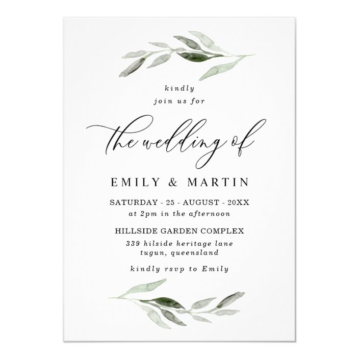 spring wedding invitations