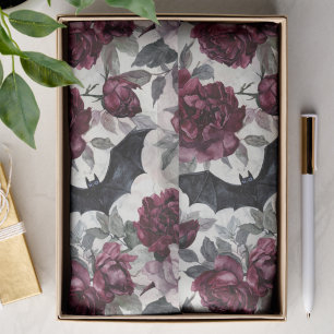 Elegant Watercolor Halloween Tissue Paper