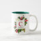 Elegant Watercolor Holly Berry Monogram