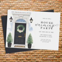Elegant Watercolor Housewarming Party