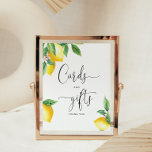 Elegant watercolor lemons Cards and gifts Poster<br><div class="desc">Elegant watercolor lemons Cards and gifts Poster
Matching items available.</div>