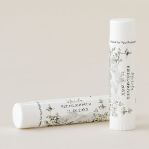 Elegant Watercolor Let The Adventure Begin Bridal Lip Balm
