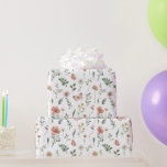 Elegant Watercolor Little Wildflower Pink  Wrapping Paper<br><div class="desc">Elegant Watercolor Little Wildflower Pink Wrapping Paper</div>