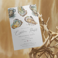 Elegant Watercolor Oyster Roast Engagement Party