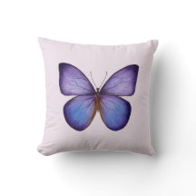 Elegant Watercolor Purple Butterfly