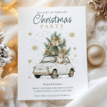 Elegant Watercolor Santa QR Code Christmas Party  Holiday Card<br><div class="desc">Make this elegant Christmas Party invitation with QR Code on the back your own.  Ideal for Corporate Party invitation or Residential parties.</div>