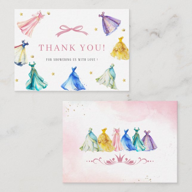 Elegant Watercolor spring wildflowerFlat Note Card (Front/Back)