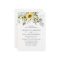 Elegant Watercolor Sunflowers Eucalyptus Wedding