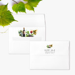 Elegant Watercolor Vino Before Vows Bridal Shower Envelope<br><div class="desc">Introducing our Elegant Watercolor Vino Before Vows Bridal Shower envelope! This envelope is the perfect finishing touch for your vineyard destination wedding or garden wine-themed celebration,  featuring a charming vintage watercolor design and sophisticated calligraphy. This beautifully designed,  customizable envelope adds a touch of romance and elegance to your invitations.</div>