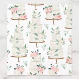 Elegant Watercolor Wedding Envelope Liner