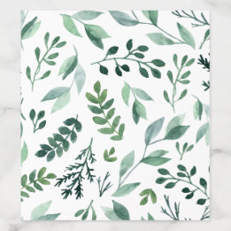 Elegant Watercolor Wedding Envelope Liner