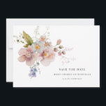 Elegant Watercolor Wedding Floral Save the Date<br><div class="desc">Elegant Watercolor Wedding Floral Save the Date</div>