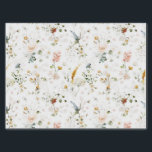 Elegant Watercolor Wildflower Garden  Tissue Paper<br><div class="desc">Throw all caution to the wind with this whimsical wildflower garden theme done in beautiful watercolor. So many gifts to wrap for weddings,  birthdays,  mothers day,  bridal showers,  and more</div>